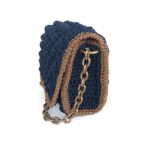 Dark Blue Bubble Bag